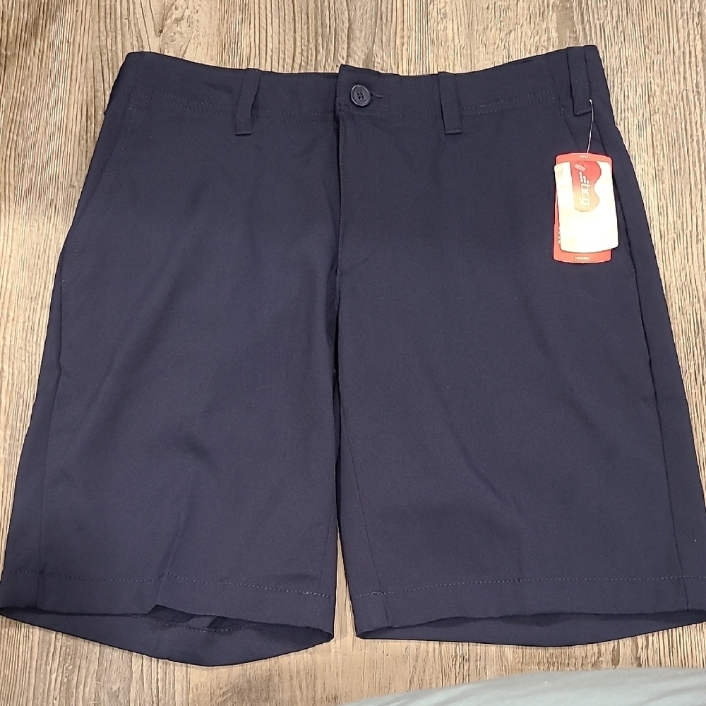 Bcg Navy Blue Twill Golf Shorts